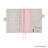 Hobonichi 2027 Cousin Cover - Moomin: My Yard (Pink Gray) - A5 - Pen Boutique Ltd