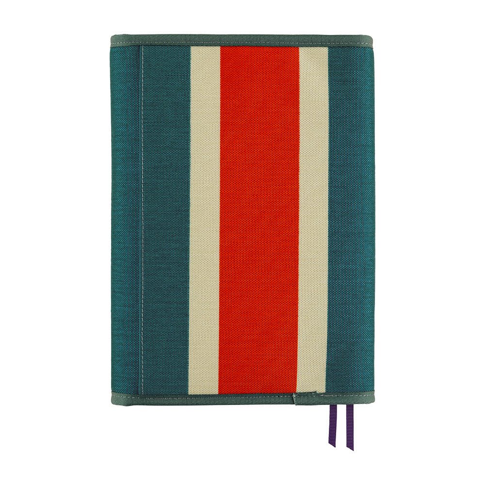 Hobonichi 2027 Cousin Cover - Natal Design: Hello New Day! (Retro Stripe) - A5 - Pen Boutique Ltd