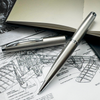 Monteverde Dakota Gel Pen - Stainless Steel-Pen Boutique Ltd