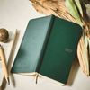 Hobonichi 2027 Light Hardcover English Book - Leather: Forest Green - Tall & Slim (Weeks - January Start) - Pen Boutique Ltd