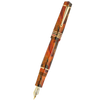 Delta DV Original Fountain Pen - Gold-Plated Stainless Steel Nib - Glow Up Oro (Mid Size)