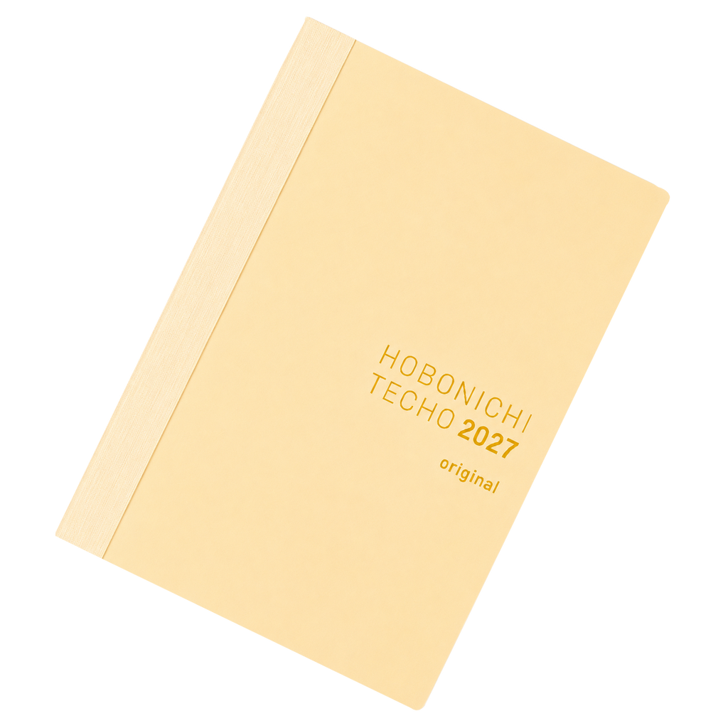 Hobonichi Techo 2027 English Original Refill Book - A6 (Daily - January Start - Monday Start)-Pen Boutique Ltd
