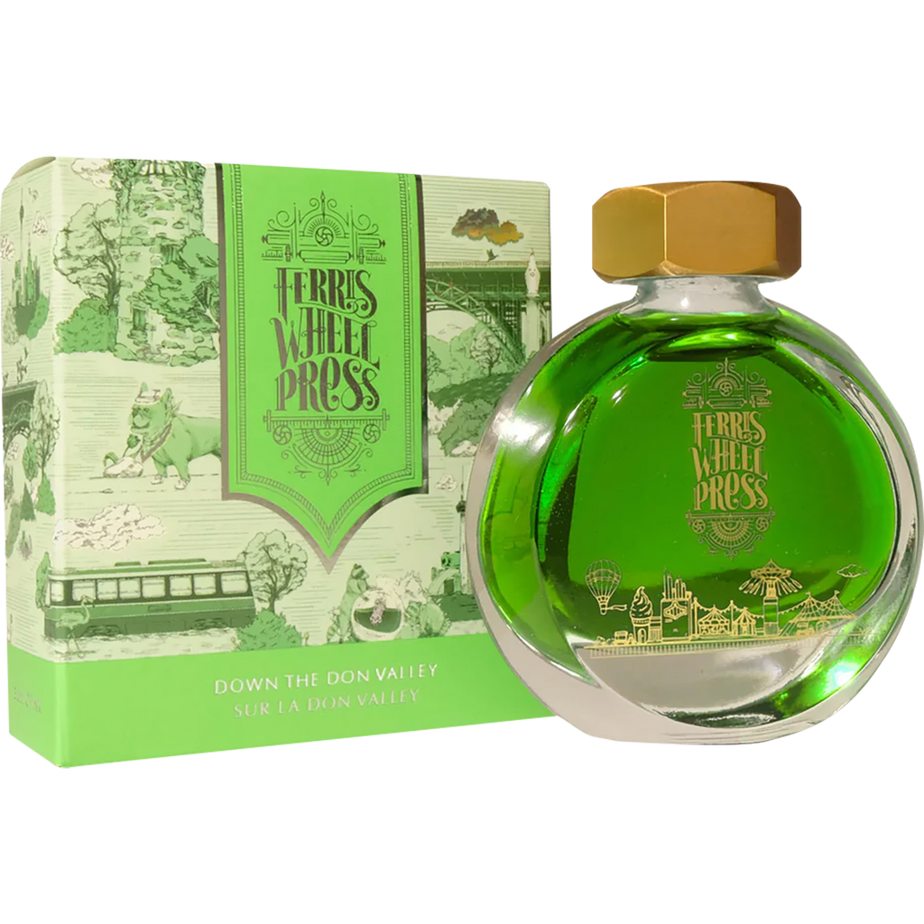 Ferris Wheel Press Ink Bottle - Down the Don Valley - 38ml-Pen Boutique Ltd