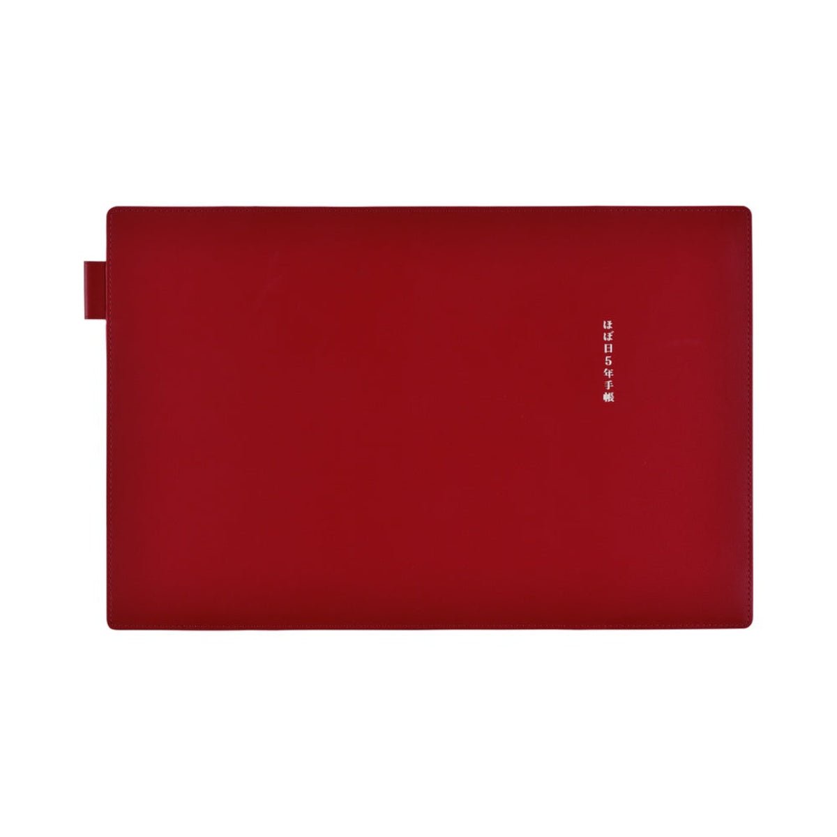 Hobonichi 5-Year Techo Leather Large Cover - Red - A5 - Pen Boutique Ltd