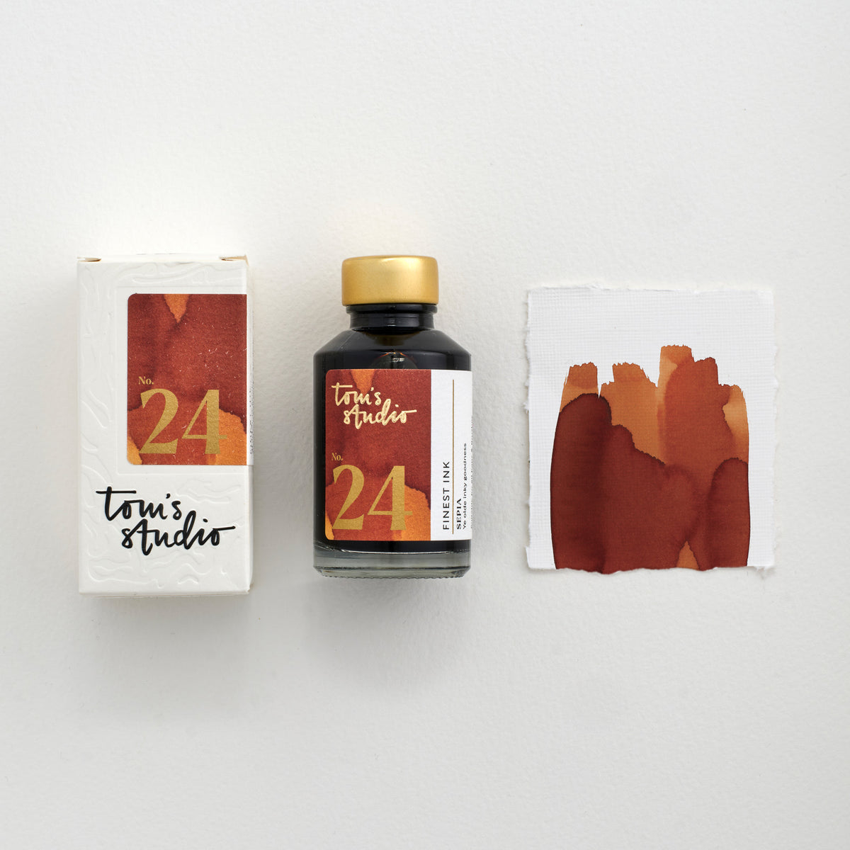 Tom's Studio Ink Bottles - 24 Sepia - 50ml