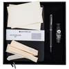 Monteverde Innova Fountain Pen Notebook Set - Carbon Fiber - Gunmetal