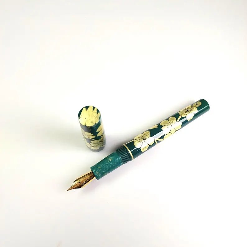 Zek Bespoke Series Fountain Pen - Varak (Flower Design) - Pen Boutique Ltd
