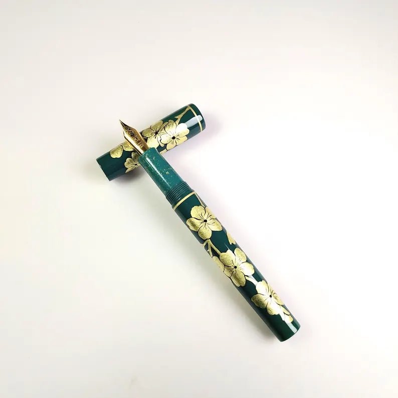 Zek Bespoke Series Fountain Pen - Varak (Flower Design) - Pen Boutique Ltd