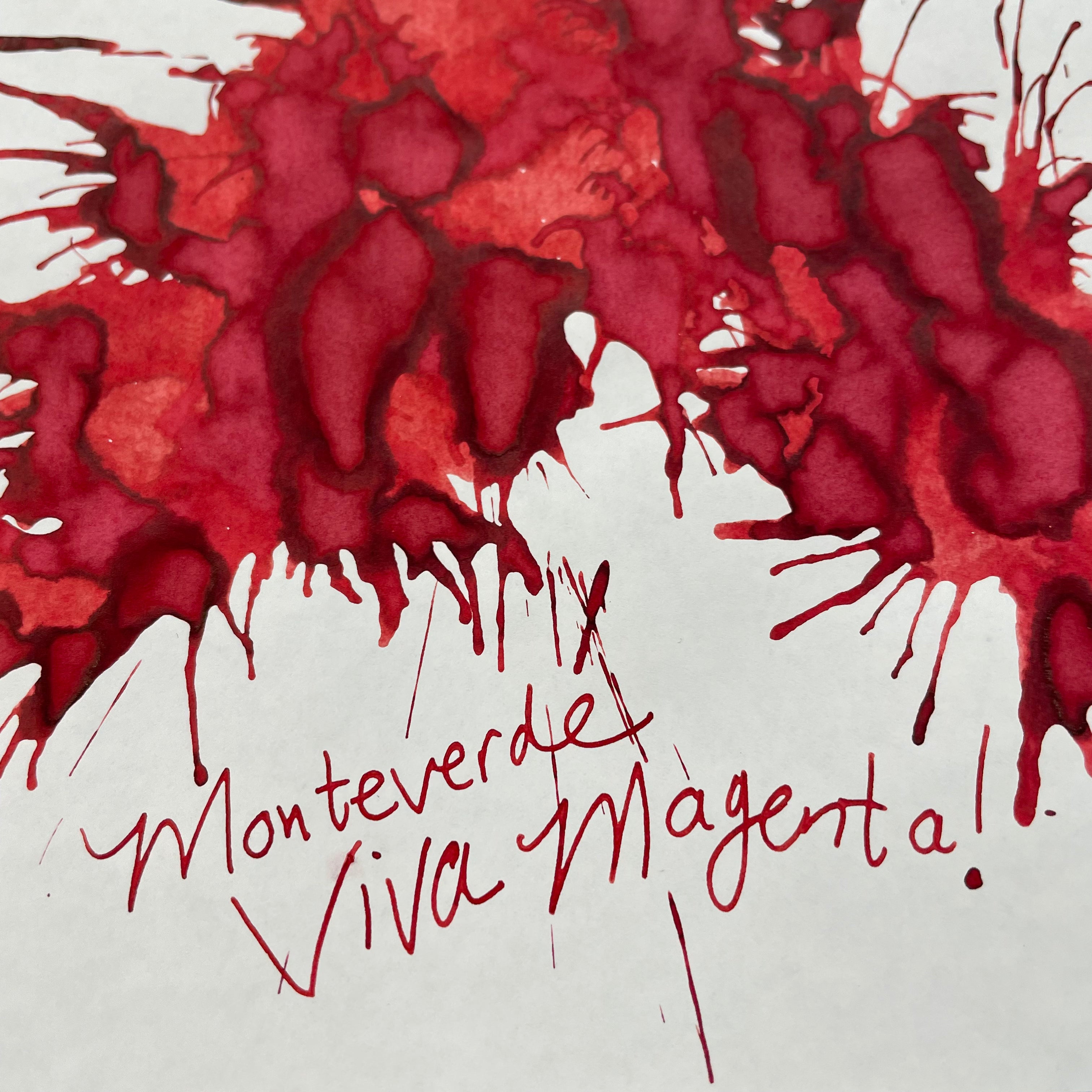 Monteverde Ink Bottle - 2023 Color of the Year - Viva Magenta - 30 ml-Pen Boutique Ltd
