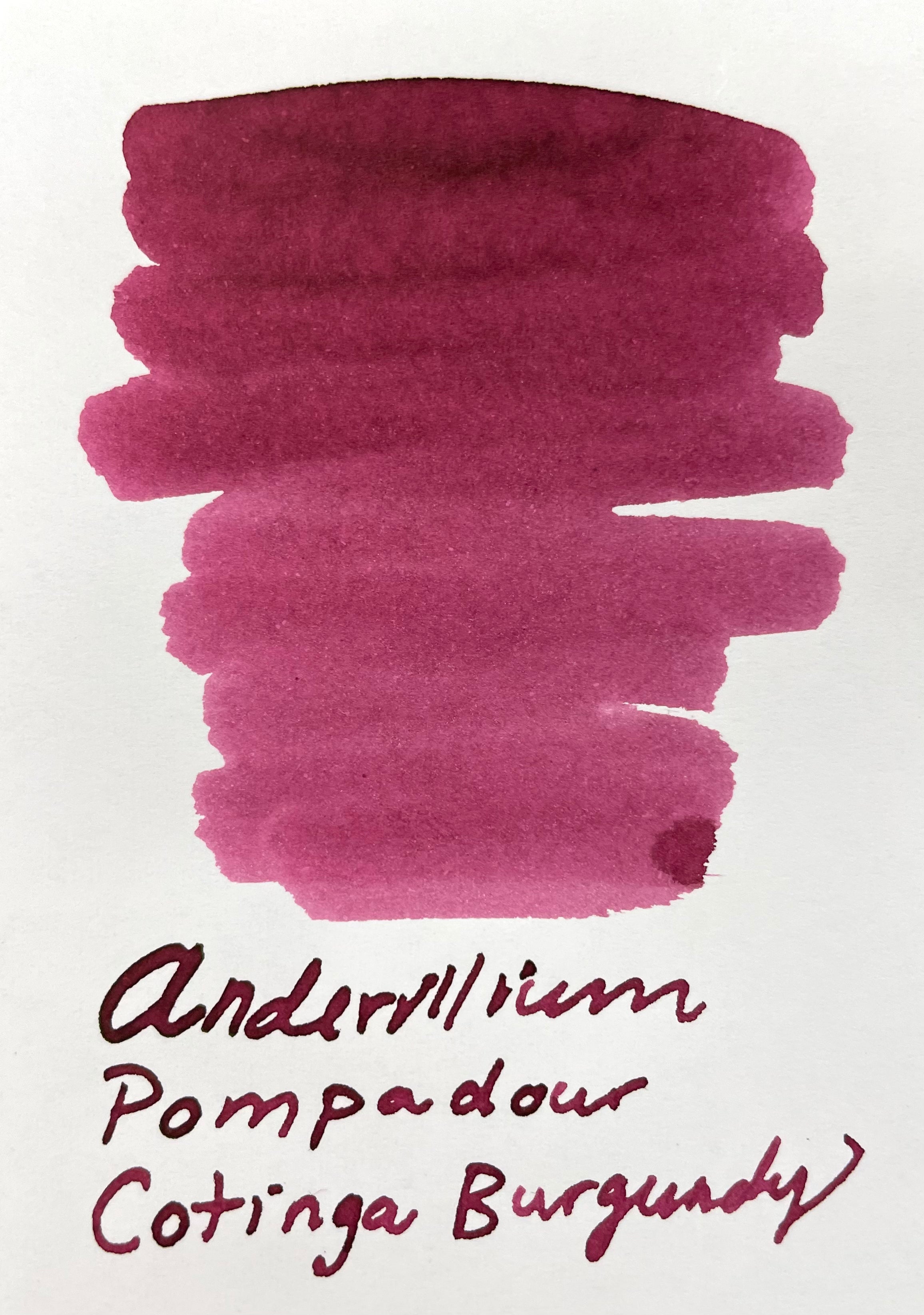 Anderillium Avian Ink - Pompadour Cotinga Burgundy - 1.5 oz-Pen Boutique Ltd