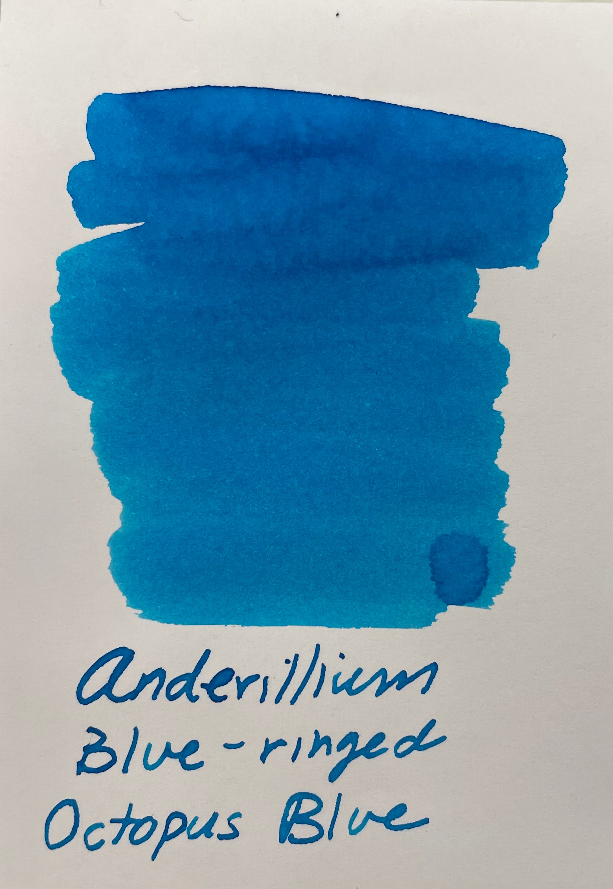 Anderillium Cephalopod Ink - Blue-Ringed Octopus Blue - 1.5 oz-Pen Boutique Ltd
