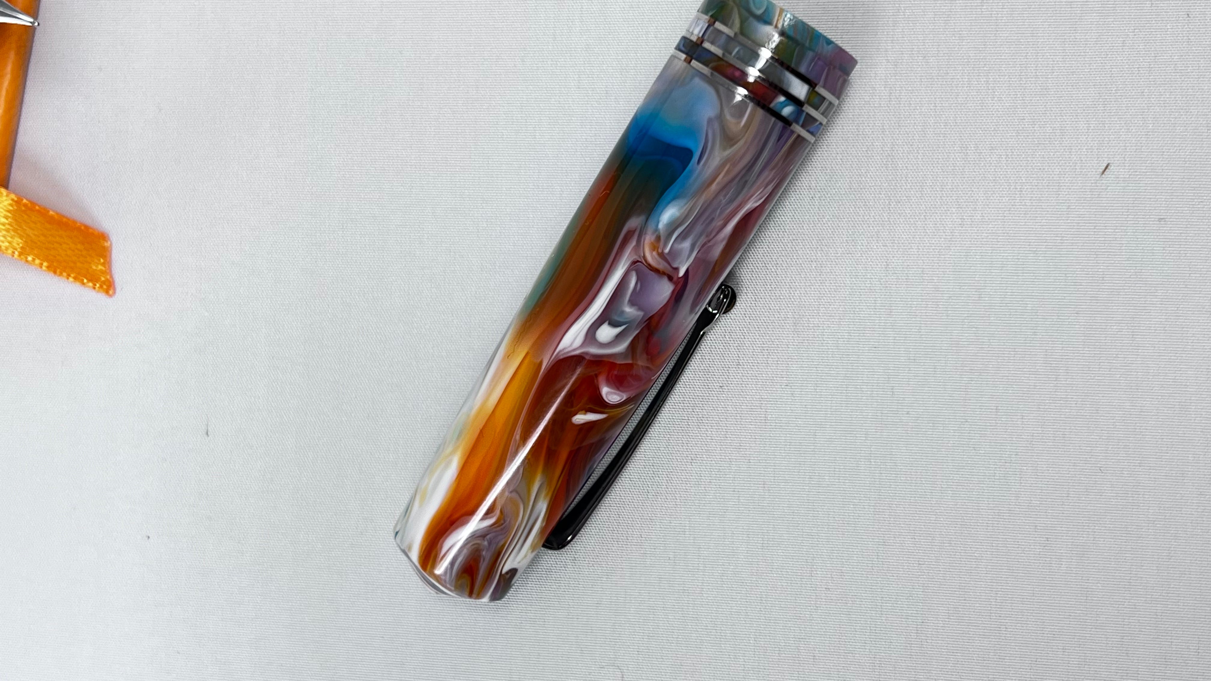 Leonardo Momento Zero Grande 2.0 Fountain Pen - Primary Manipulation 1 - Matte Finish 14k (Limited Edition)-Pen Boutique Ltd