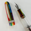 Stipula Etruria Rainbow Fountain Pen - Prisma Di Luce - Stainless Steel (Limited Edition)-Pen Boutique Ltd