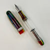 Stipula Etruria Rainbow Fountain Pen - Prisma Di Luce - Stainless Steel (Limited Edition)-Pen Boutique Ltd