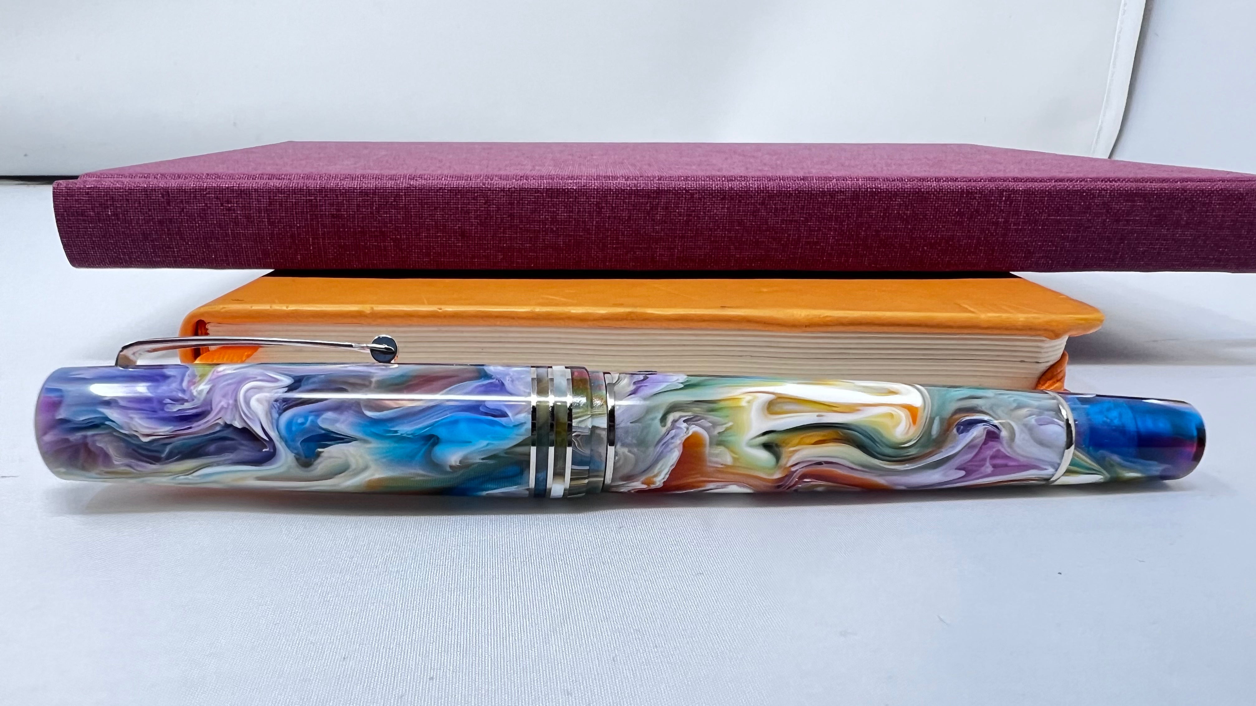 Leonardo Momento Zero Grande 2.0 Fountain Pen - Primary Manipulation 1 - Matte Finish 14k (Limited Edition)-Pen Boutique Ltd