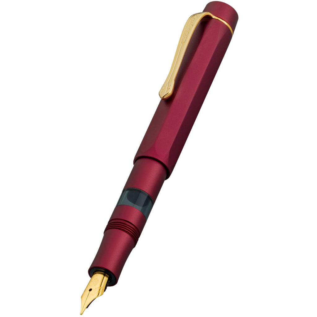 Kaweco Sport Piston Filler Fountain Pen - Solo Bordeaux - Gold Trim-Pen Boutique Ltd