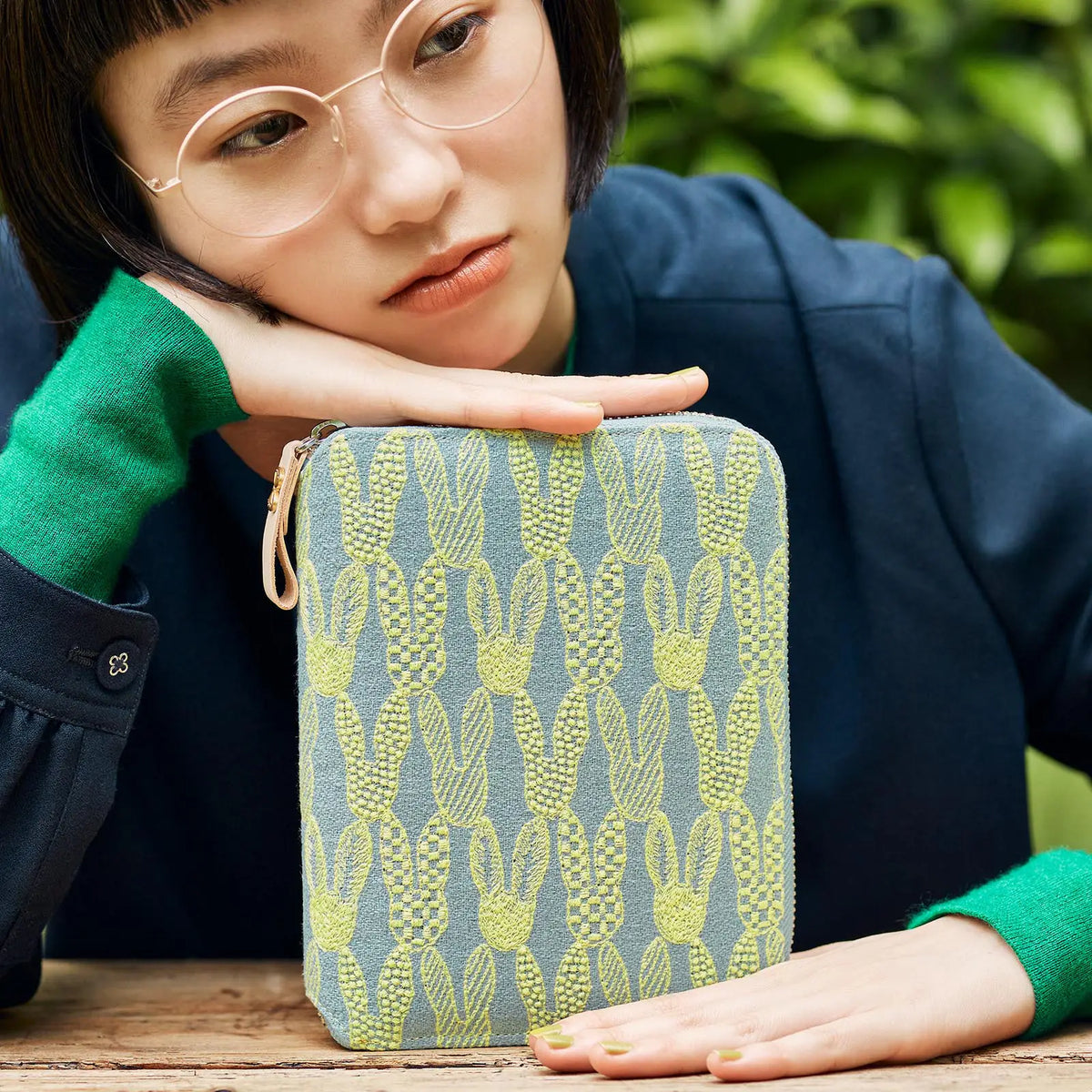 Hobonichi Japanese 2027 Cover - Minä Perhonen: Pomppia (Light Blue)- A6-Pen Boutique Ltd