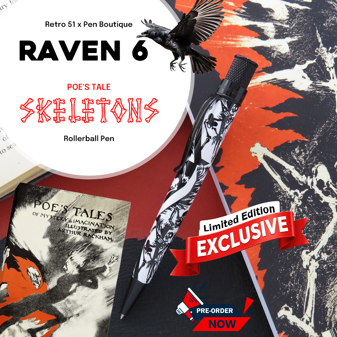 Poe's Tale Skeletons - Raven 6