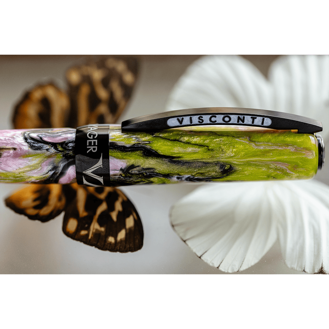 Visconti Voyager Rollerball Pen - Mariposa Malachite (US Exclusive)