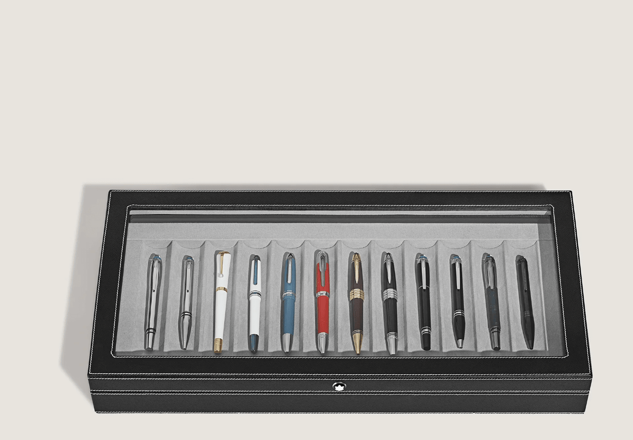 Writing Instruments Collector Box Montblanc Collector Box for 12 Writing Instruments in Lacquered Wood