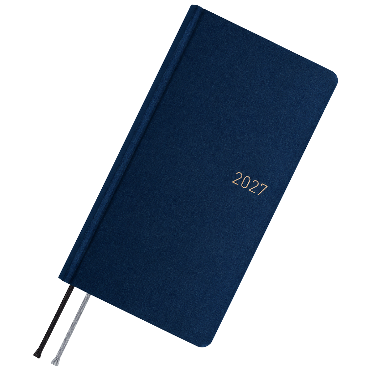 Hobonichi 2027 Mega Light Hard Cover English Book - Colors: Midnight Blue - Tall & Slim (Weeks - January Start)-Pen Boutique Ltd