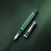 Pelikan Souveran Fountain Pen - M815 Metal Striped Green (Special Edition)