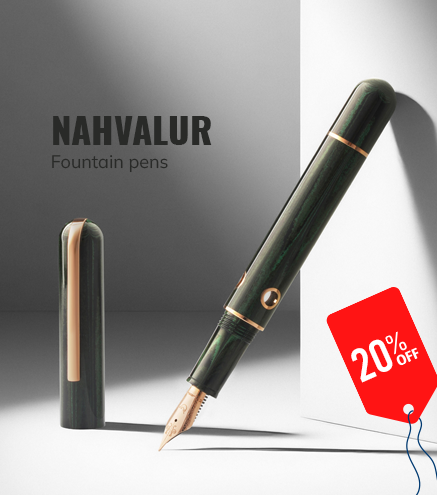 Nahvalur fountain pens - 20% off