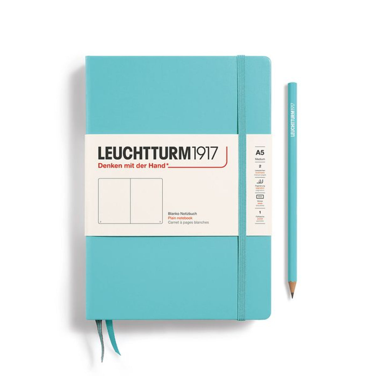 Leuchtturm 1917 Hardcover Notebook - A5 - Plain-Pen Boutique Ltd