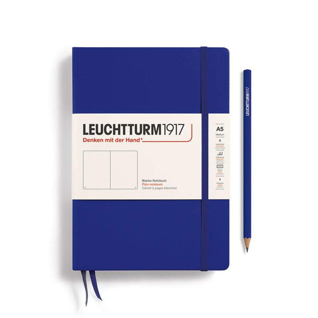 Leuchtturm 1917 Hardcover Notebook - A5 - Plain - Pen Boutique Ltd