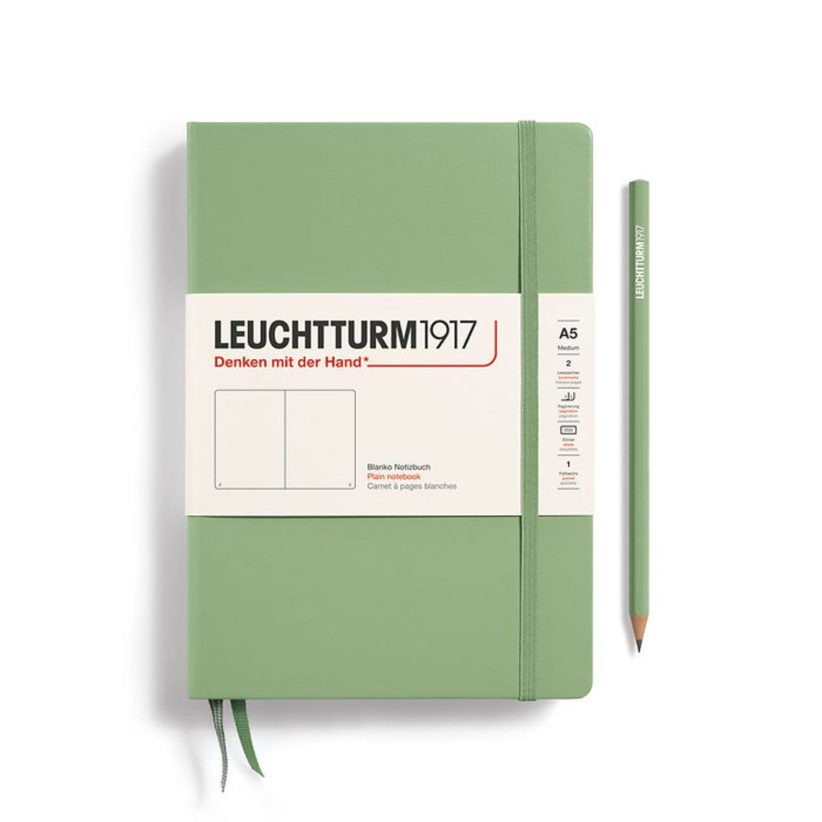 Leuchtturm 1917 Hardcover Notebook - A5 - Plain-Pen Boutique Ltd
