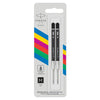 Parker Gel Ballpoint Refills - Black - Medium (2 per pack)-Pen Boutique Ltd