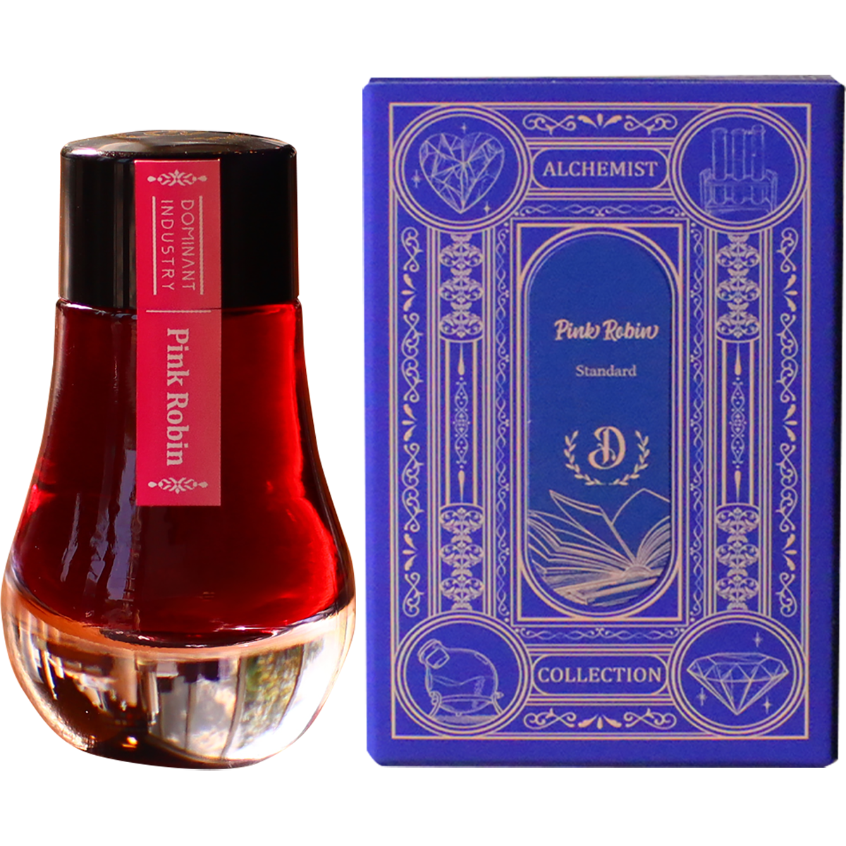 Dominant Industry Alchemist Calligraphy Ink Bottle – Pink Robin – 25ml - Pen Boutique Ltd