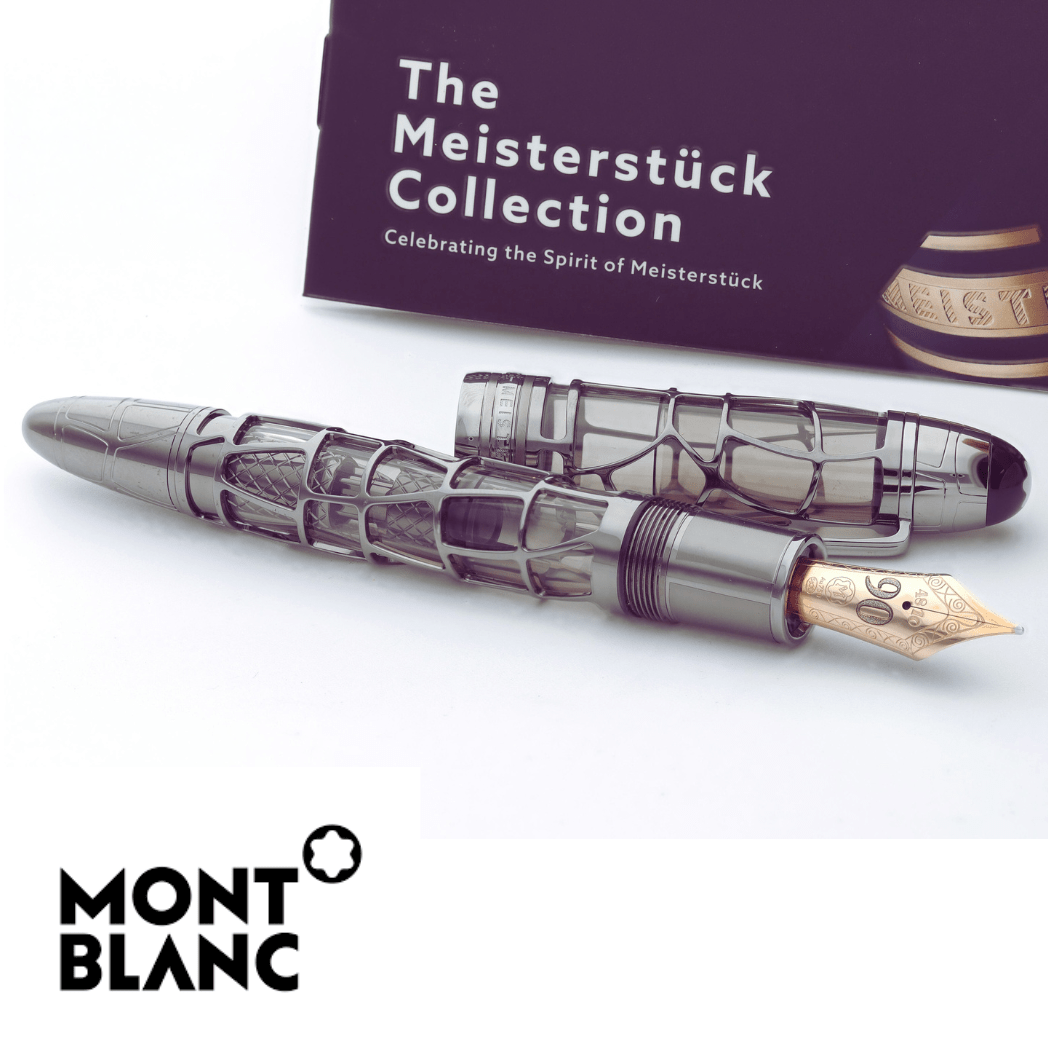 Montblanc Meisterstuck 90th Anniversary Fountain Pen - Skeleton (Limited Edition)-Pen Boutique Ltd