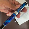 On Sale: Aurora Optima Auroloide Fountain Pen - Blue - Silver Trim
