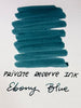 Private Reserve Winter Color Ink Bottle - Ebony Blue - 60ml-Pen Boutique Ltd