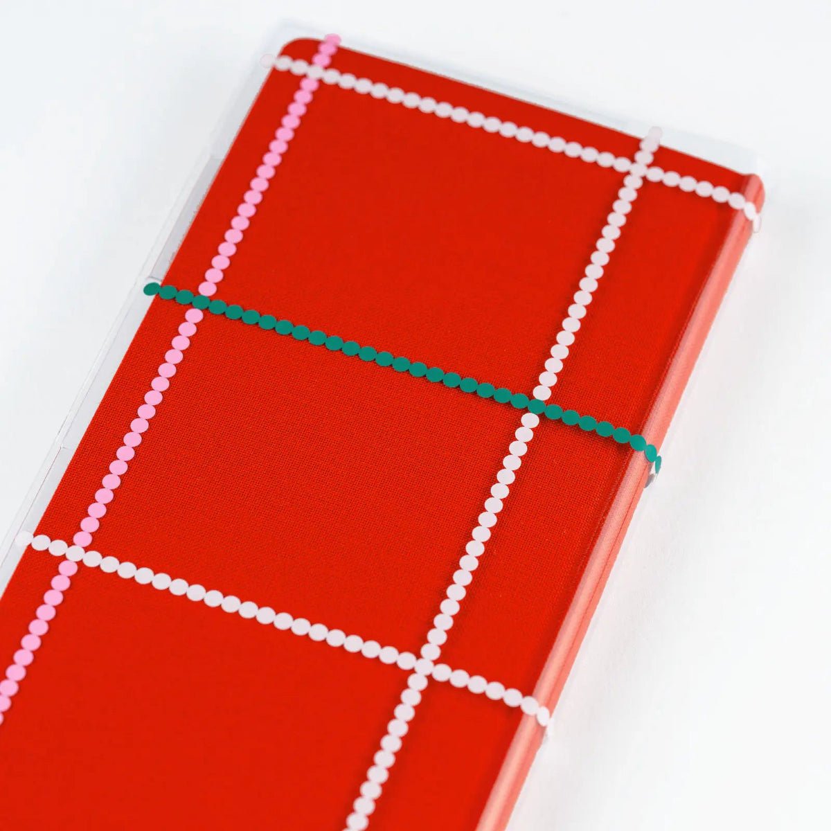 Hobonichi Clear Cover - Yoshie Watanabe: Dotted Plaid - Weeks - Pen Boutique Ltd