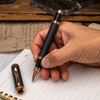 Monteverde Innova Rollerball Pen Notebook Set - Carbon Fiber - Rosegold