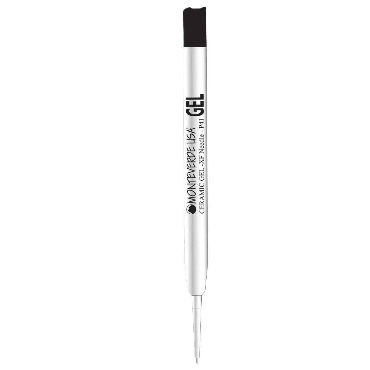 Monteverde Capless Gel Refill (to fit Parker) - Black - 0.5 mm Extra Fine Needle Point - 1 PC - Pen Boutique Ltd