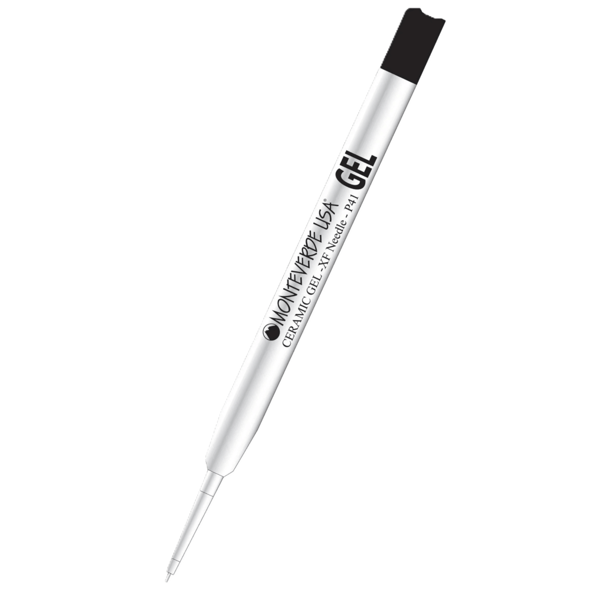 Monteverde Capless Gel Refill (to fit Parker) - Black - 0.5 mm Extra Fine Needle Point - 1 PC - Pen Boutique Ltd