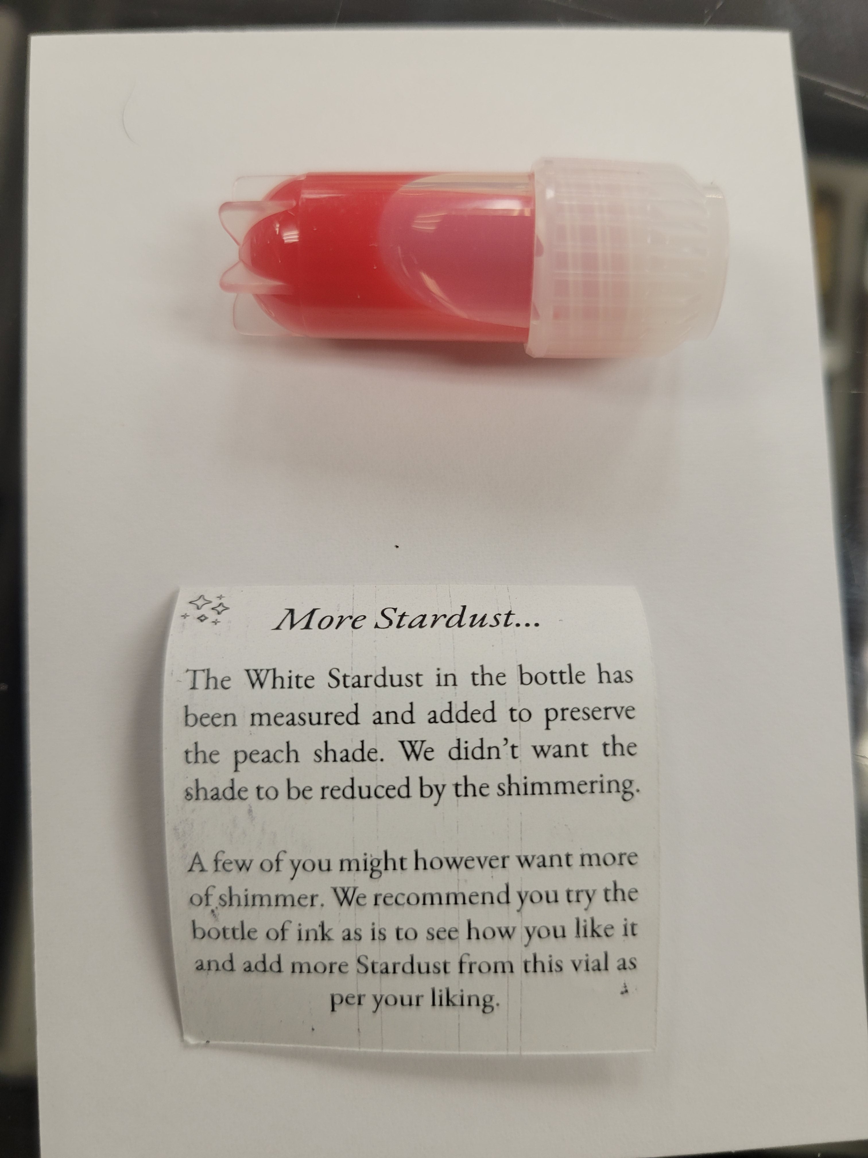 Endless Alchemy Stardust Shimmer Ink - Magic Peach Fuzz-Pen Boutique Ltd