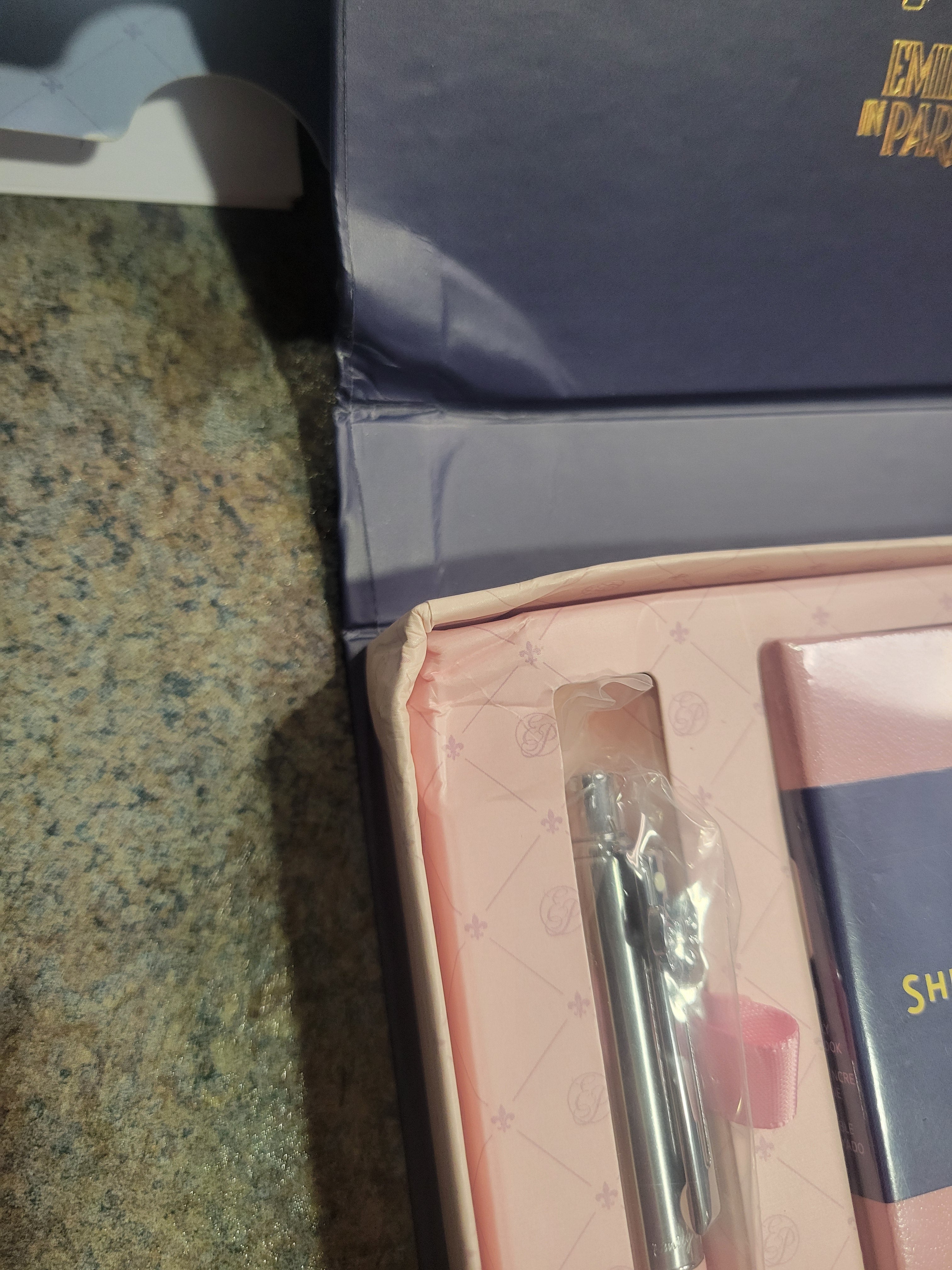(Outlet) Sheaffer Sentinel x Emily in Paris Mini Ballpoint Pen - Pastel Pink + Hardbound Small Notebook (Gift Set)