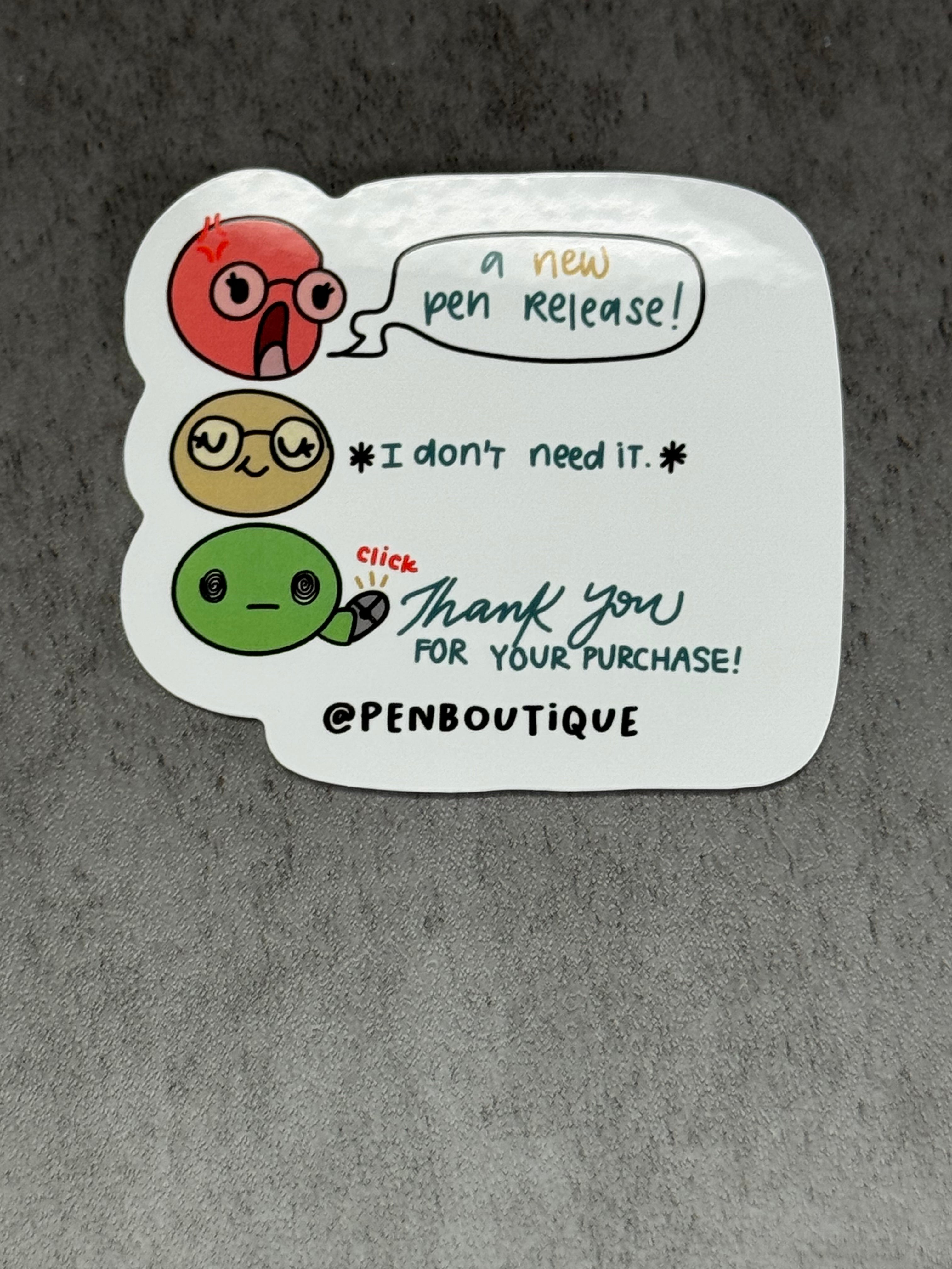 Pen Boutique Stickers-Pen Boutique Ltd