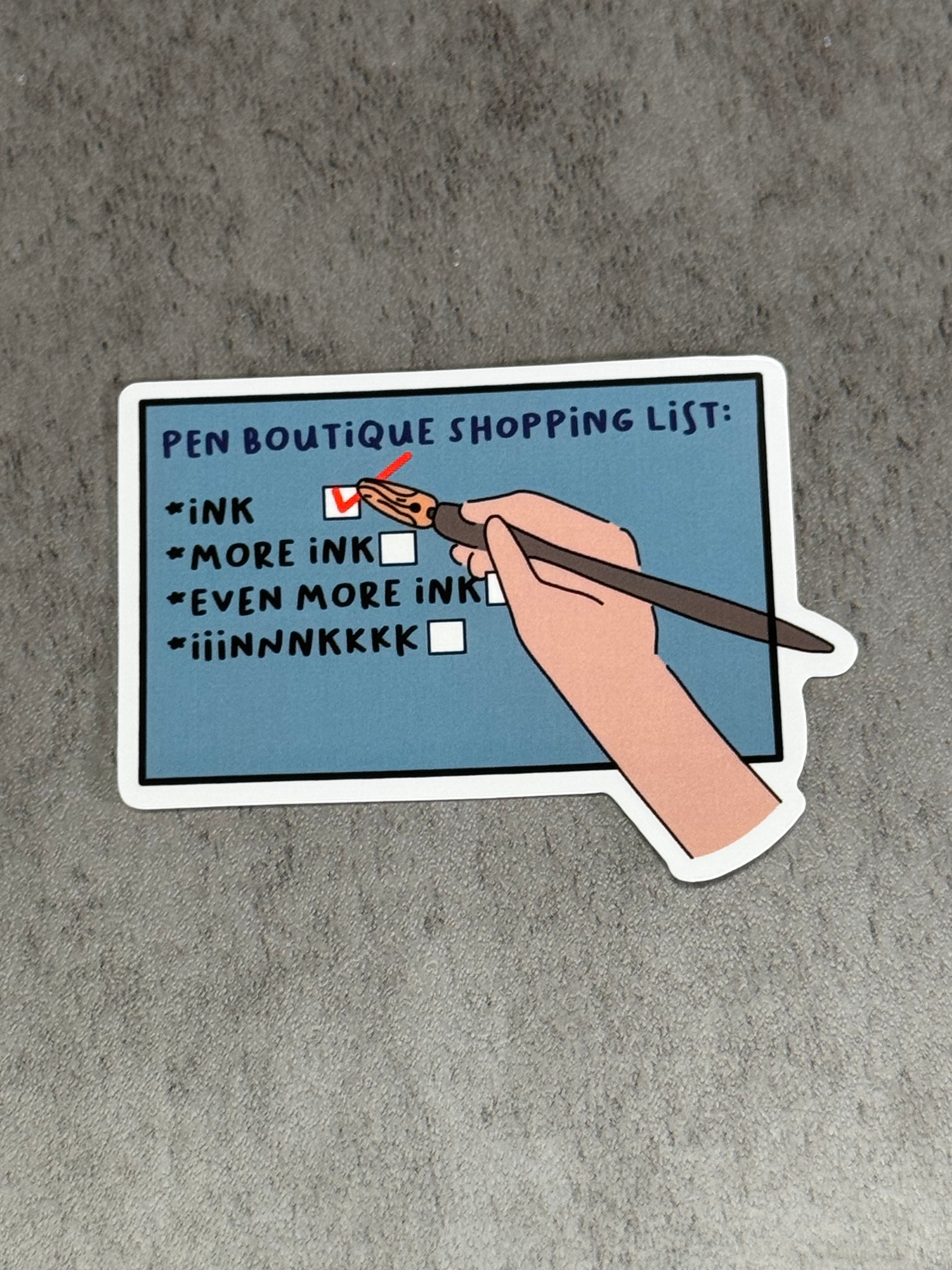 Pen Boutique Stickers-Pen Boutique Ltd