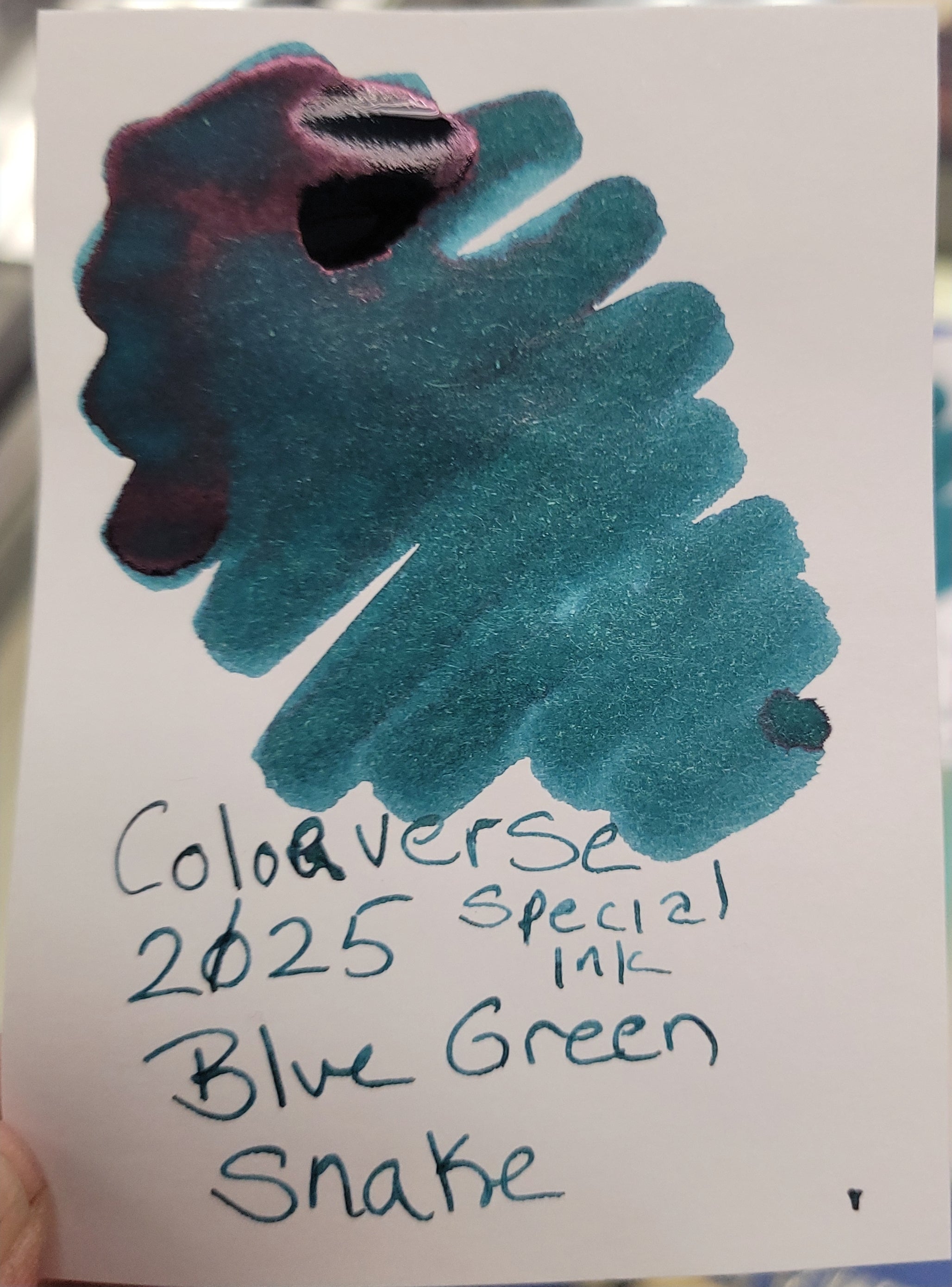 Colorverse Ink Bottle - 2025 Blue Green Snake - Standard - 15ml-Pen Boutique Ltd