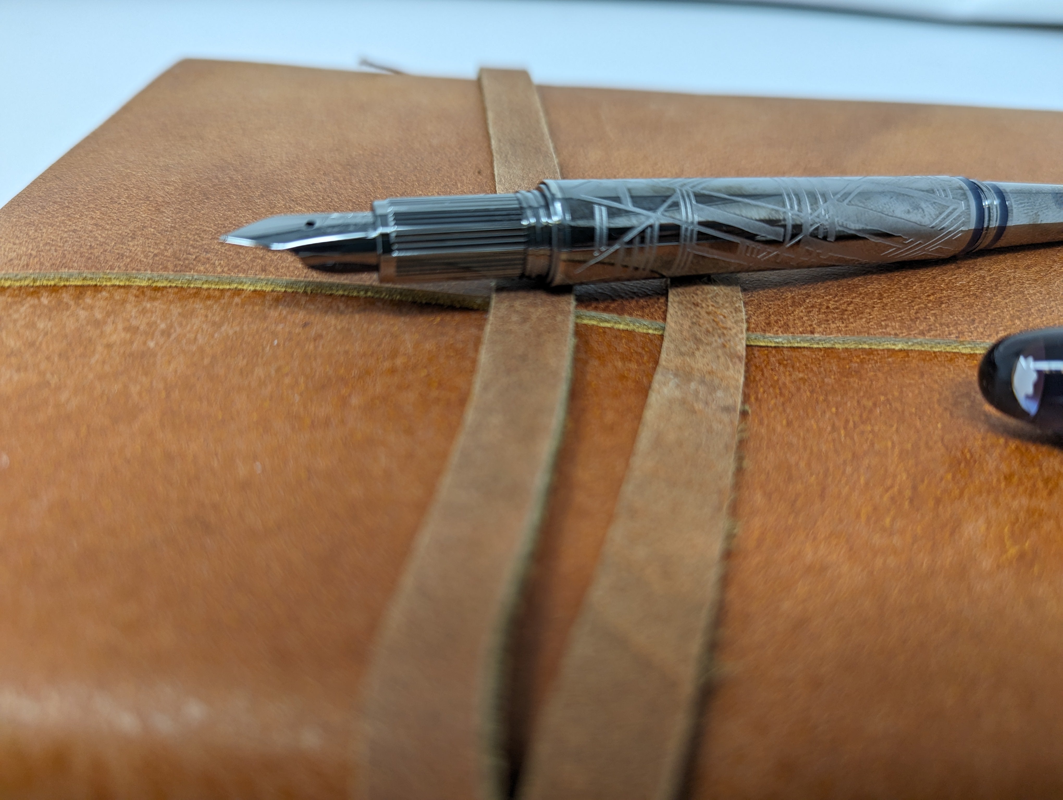 Montblanc Starwalker Fountain Pen - Doue - Space Blue Metal-Pen Boutique Ltd