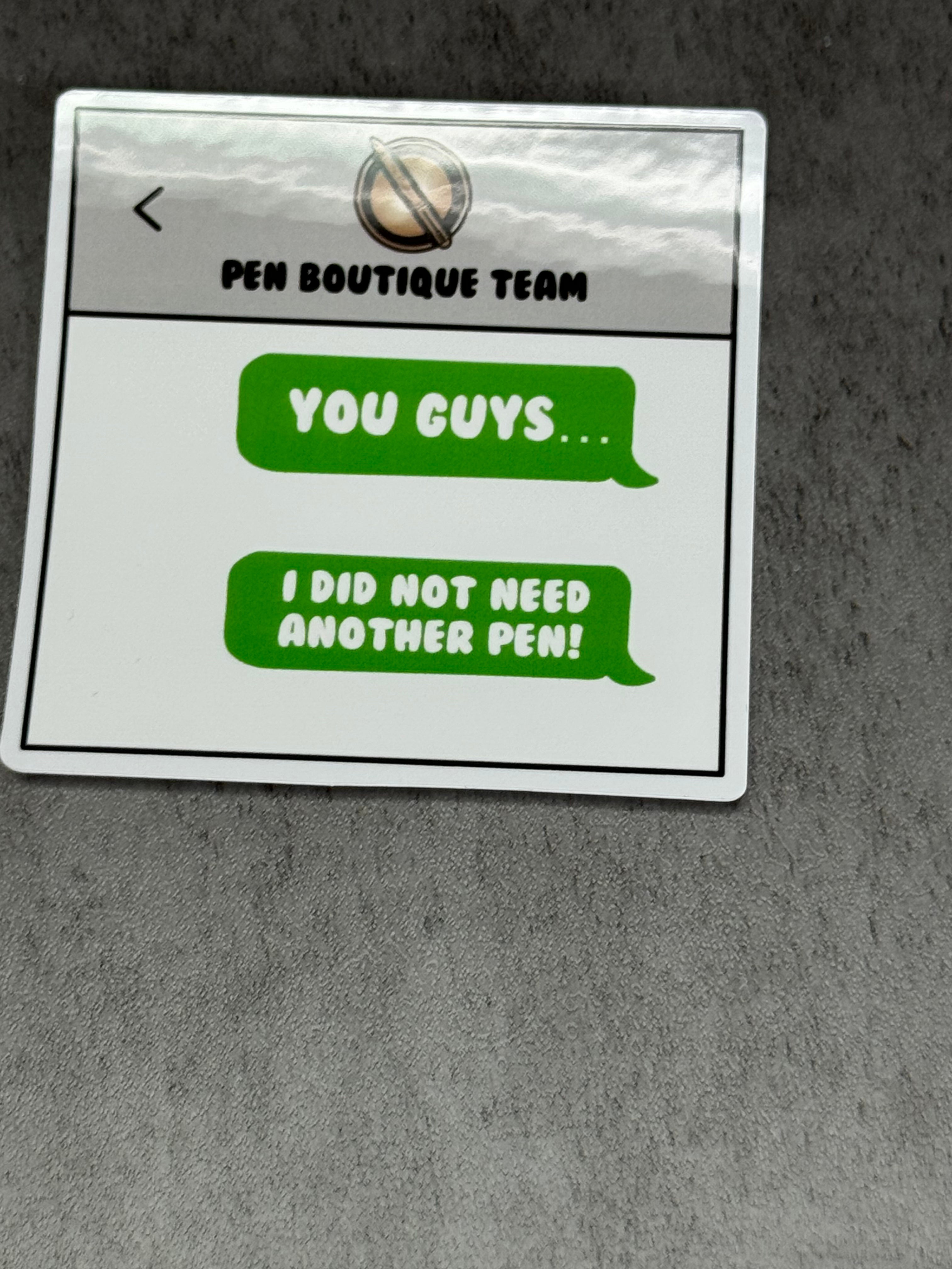 Pen Boutique Stickers-Pen Boutique Ltd