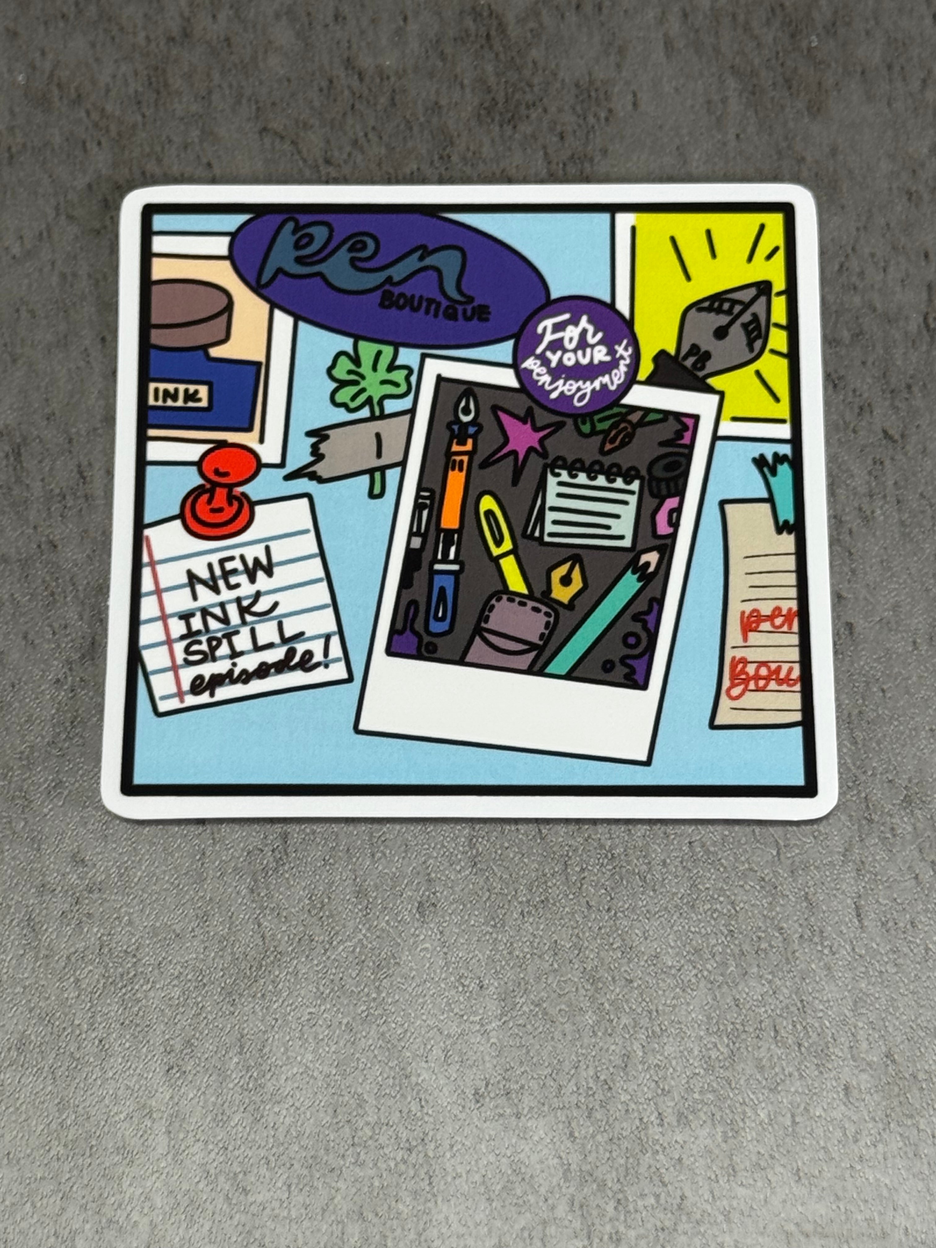 Pen Boutique Stickers-Pen Boutique Ltd