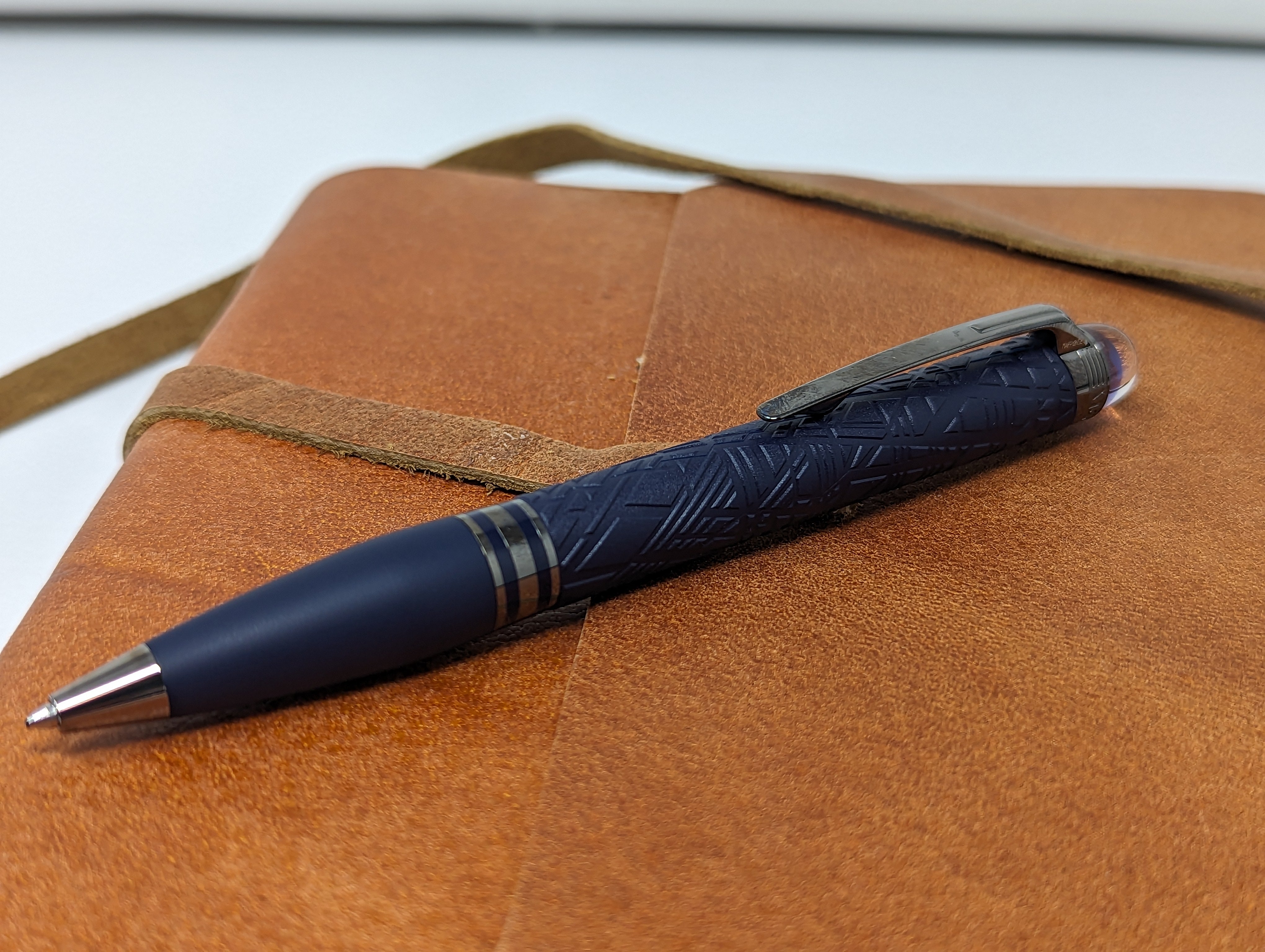 Montblanc Starwalker Ballpoint Pen - Space Blue Resin-Pen Boutique Ltd