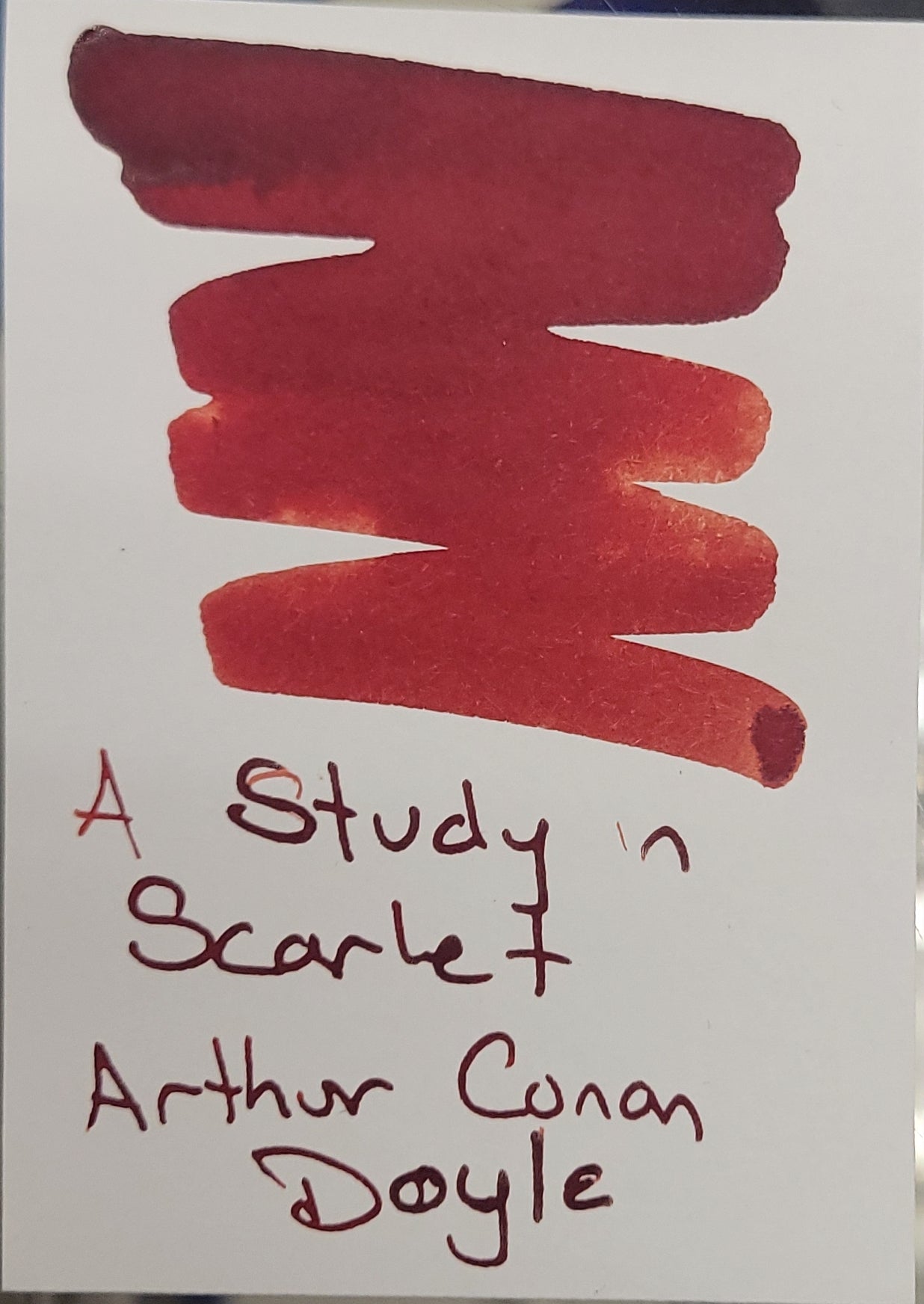 Wearingeul World Literature III Ink Bottle - A Study in Scarlet (30 ml)-Pen Boutique Ltd
