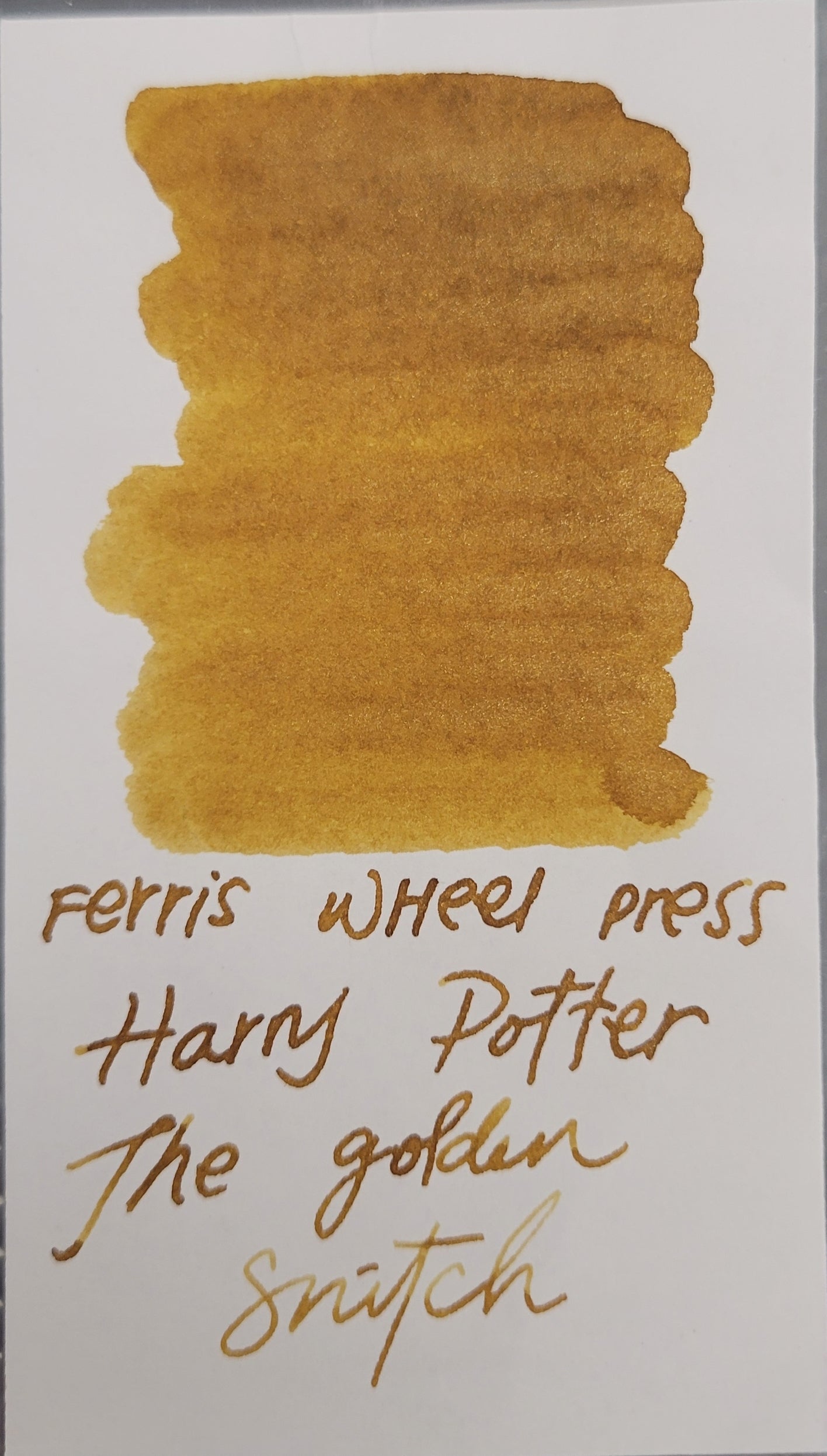 Ferris Wheel Press x WB Ink Bottle - Harry Potter The Golden Snitch - 2542 - 38ml - Pen Boutique Ltd